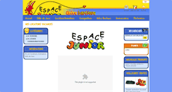 Desktop Screenshot of espacejunior.com